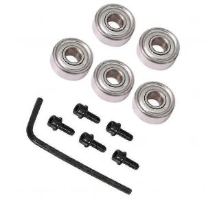 Ensemble de roulements à billes pour tête de coupe de fraise à roulement supérieur, kit d'accessoires pour roulements à billes, intérieur 4,76 mm, extérieur 12,7 mm (haoyi) - Neuf