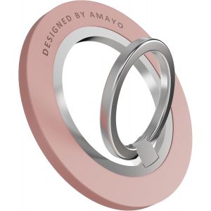 Kal-- Anneau De Support Pour Téléphone Portable Magsafe, Poignée Magnétique Pour Téléphone Portable, Support Pour Iphone Séries 15 Pro Max, 14, 13, 12 Accessoires Pour Magsafe (Rose) - Neuf