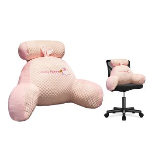 Coussin De Lecture Avec Dossier Et Accoudoirs Pour Un Soutien Optimal De La Nuque Et Des Lombaires - Motif Lapin - Neuf