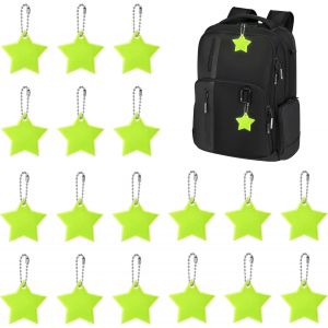 Acdsgd-Pendentifs R&eacute;flecteurs De S&eacute;curit&eacute;, Pendentif R&eacute;flecteur Pour Enfants, Porte-Cl&eacute;s R&eacute;fl&eacute;chissant Pendentif R&eacute;fl&eacute;chissant De Nuit Pour Sac D'&eacute;cole, Sac &Agrave; Dos, V&eacute;lo, Course &Agrave; Pied, Si&egrave;ges De Poup&eacute;e - Neuf