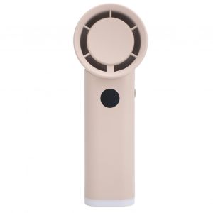 Ventilateur portatif à affichage LED, puissance réglable, veilleuse pour activités de plein air à la maison, abricot - Neuf