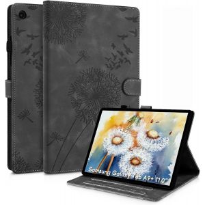 Coque pour Samsung Galaxy Tab A9 Plus 11 Pouces 2023 SM-X210/X216/X218 Pissenlit Housse en Tablette Cuir PU Protection pour Galaxy Tab a9 Plus Noir - Neuf