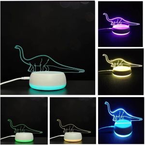 Lampe Décorative Motif Animal Dinosaure Diplodocus, Dinosaure Decoration Chambre, Nouvelle Forme Design, Cadeau D'anniversaire De Noël Pour Amis Et Enfants - Neuf