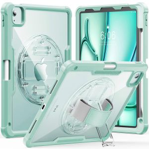 &iquest;&iquest;tui pour iPad Air 11 pouces M2 2024, iPad Air 5e/4e g&iquest;&iquest;n&iquest;&iquest;ration 10,9 pouces, iPad Pro 11 pouces, vert menthe clair, double couche avec support int&iquest;&iquest;gr&iquest;&iquest; - Neuf