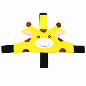 Bandeau De Si&egrave;ge D'auto Pour B&eacute;b&eacute; Polyester Coton Si&egrave;ge D'auto Pour Enfant Appui-T&ecirc;te Coffre-Fort Confortable Pour Enfants Positionneur De Sommeil La Girafe - Neuf