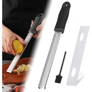 Zesteur De Qualit&eacute; Sup&eacute;rieure-R&acirc;pe &Agrave; Fromage Portative-Avec Poign&eacute;e-Pour Fromage,Agrumes,Citron Vert,Chocolat,Fruits,L&eacute;gumes,Gingembre,Ail - Neuf