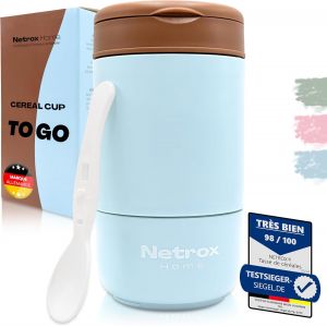 Grand Bol &Agrave; D&eacute;jeuner Pliable De 1200 Ml, R&eacute;cipient Alimentaire En Silicone Avec Fourchette Et Cuill&egrave;re Pliables 2 En 1, Sans Danger Au Micro-Ondes Et Au Cong&eacute;lateur, Orange - Neuf