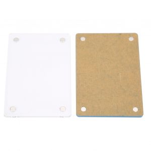 Cadre photo magnetique en acrylique de 7,6 cm pour refrigerateur Instax Mini, autocollant magnetique pour refrigerateur, bleu - Neuf