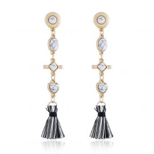 Boucles D'oreilles A Tige Tendance Pour Femmes Et Filles, Accessoires De Decoration A Pompons, Ez1215 - Neuf