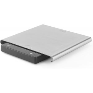 LETNERNY-Balance De Cuisine Numérique Avec Mécanisme Coulissant, Balance Numérique Haut De Gamme Avec Surface De Pesée En Acier Inoxydable 18/10, Écran Lcd, Charge , 5 Kg, Avec Piles - Neuf