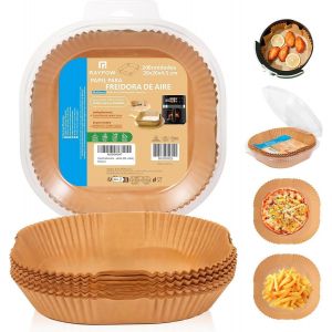 Lot De 200 Moules Jetables Pour Four Sans Bpa Sans Huile De 2 &Agrave; 8 Litres 20-24 Cm (20-24 Cm) - Neuf