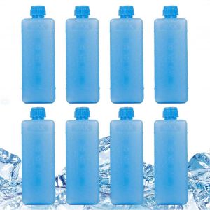 Mince Des Packs De Glace Pour Glaci&egrave;re, 8 R&eacute;utilisable De Refroidissement Packs Pour La Bo&icirc;te &Agrave; Lunch, Portable Bloc De Glace &Eacute;l&eacute;ments Pour R&eacute;frig&eacute;rateur Et D'un Ventilateur - Neuf