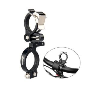 Support De Guidon Pour Lampe Torche De V&eacute;lo Trustfire &iquest; Clip En Aluminium Robuste Pour Une Fixation S&ucirc;re De La Lampe, Compatible Avec Diff&eacute;rentes Tailles, L&eacute;ger Et Polyvalent - Neuf