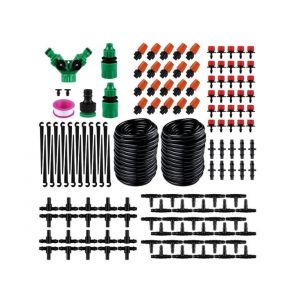 Système d'irrigation goutte à goutte DIY de 30 m avec buses réglables et accessoires - Neuf
