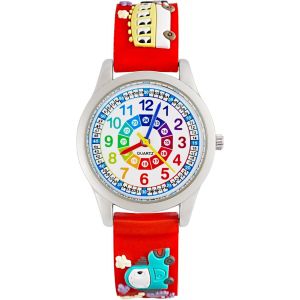 KALANKA-Montres Bracelet pour Garçon - Analogique Mouvement à Quartz Montre Éducative Enfants pour Filles et Garçons de 3 Ans à 10 Ans - Neuf