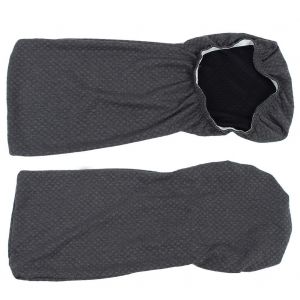 HJLIAN Housse de protection de chaise de couleur unie pour restaurant, banquet, mariage (gris) - Neuf