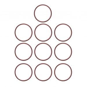 XYONG Lot de 10 rubans adhesifs isolants couleur the, excellente adherence, haute temperature, 500 g, 8 mm - Neuf
