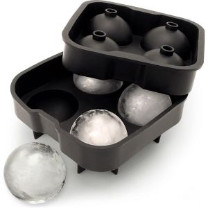 Kal-Moule À Glaçons En Silicone De Qualité Alimentaire 4 X 4,5 Cm Pour Cocktail, Whisky, Liqueur Et Autres Boissons ¿ Lot De 1 - Neuf