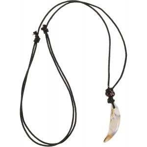 Kal-Collier Unisexe Avec Dent Artificielle Pour Homme Avec Pendentif En Forme De Dent En Acrylique - Bijou R&eacute;tro - Pour Hommes Et - Neuf