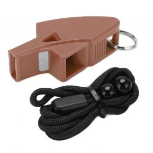 Sifflet D'arbitre Dauphin Robuste, Durable, Sonore Et Net, Portable, Pour Competitions, Marron - Neuf