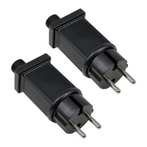 Lot de 2 adaptateurs d'alimentation pour guirlande lumineuse 4,5 V-IP44-Transformateur LED-1 A 4,5 W-Pour lumière de Noël,stalactites,guirlande lumineuse - Neuf