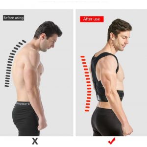 Empêcher La Bosse De La Myopie Assis À La Correction De La Posture Ceinture Réglable Avec Ceinture De Support Lombaire, Pour Le Cou, L'épaule De Soulagement De La Douleur Taille Xl - Neuf