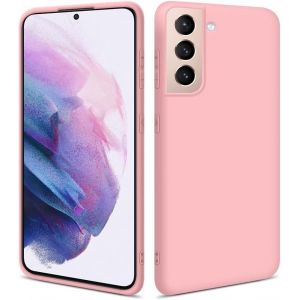 CAUC-HSP Coque Rose Compatible avec Samsung Galaxy S21 | &Eacute;tui en Silicone TPU de qualit&eacute; sup&eacute;rieure | pour Le Chargement &agrave; Induction | R&eacute;sistant aux Rayures et aux Chocs | Surface Mate | Mince - Neuf