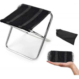Tabouret Pliant Tabouret De Camping Ext&eacute;rieur Mini Pliant Chaise L&eacute;g&egrave;re Portable Avec Sac De Transport Pour La P&ecirc;che Randonn&eacute;e Randonn&eacute;e Voyage Bbq Stoo Pliable - Neuf