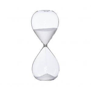 Sabliers en verre personnalises - Sablier rond de 5/30/60 minutes - Neuf