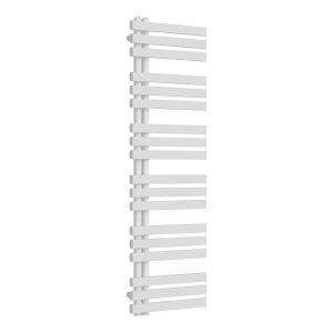 Radiateur s&egrave;che-serviettes chauffage salle de bain acier 140 x 50 cm blanc Helloshop26 03_0010411 - Neuf