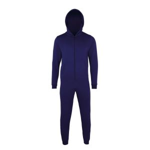 Combinaison - Grenouill&egrave;re Sweat &Agrave; Capuche Enfant - Cc01j - Bleu Marine - Neuf