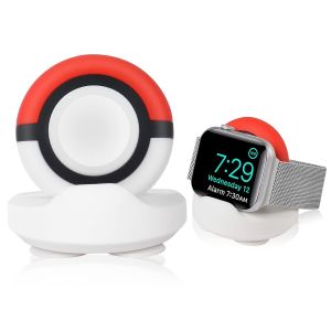 THEF-Station d'accueil de Chargement pour iWatch, Support de Bureau en Silicone pour iWatch et d'autres Smartwatch, Support de Station Charge Compatible avec iWatch SE/8/7/6/5/4/3/2/1(Non Chargeur) - Neuf