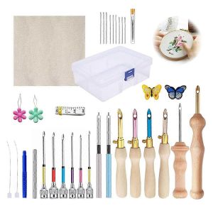 Kit De 35 Aiguilles De Poinçonnage,Outil D'aiguille De Poinçon - Neuf