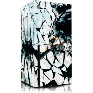 Film de protection autocollant pour console de jeux-En vinyle-Protection contre les rayures-Ajustement parfait-R139 (X,07 Broken Ice) - Neuf