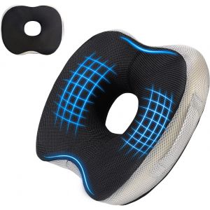 Coussin Siege Orthopedique Anneau Hemorroides Coccyx Sciatique Dos Confort - Neuf