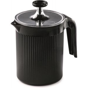 CMWS-, Cremix, Cappuccino Mousser à Lait 0,50 LT, Noir, Émulsionneur à Crème pour Cappuccino 10 x 14,5 x 15,3, Made in Italy - Neuf