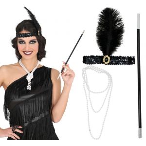 3 Accessoires D&eacute;guisement Charleston Gatsby Femme - Neuf