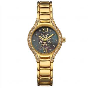 Crrju Femmes &Agrave; La Mode En M&eacute;tal &Eacute;tanche Quartz Montre Bande R&eacute;glable Accessoire (Or) - Neuf