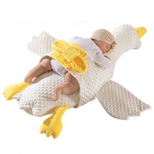 Oreiller Apaisant Pour Bebe, Oreiller Pour Nouveau-Ne, Oreiller Pour Bebe, Oreiller Big Goose Pour Dormir, Noud Papillon - Neuf