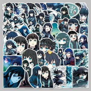 50 Pi&egrave;ces D&eacute;mon Slayer Anime Graffiti Autocollants Album &Agrave; Faire Soi-M&ecirc;me Ordinateur Portable V&eacute;lo T&eacute;l&eacute;phone Mignon Tokitou Muichirou Dessin Anim&eacute; D&eacute;calcomanies Enfants Jouet.50Pcs. - Neuf