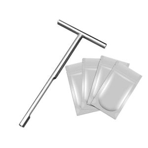 Sonde de sol avec petit sac d'échantillonnage de sol,poteau de sonde d'échantillonnage de sol - Neuf