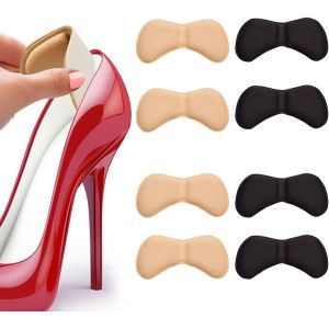 Semelles De Talon Pour Chaussures, 4 Paires De Protections Pour Talons Afin D'&eacute;viter Les Frottements Et Les Glissements. - Neuf