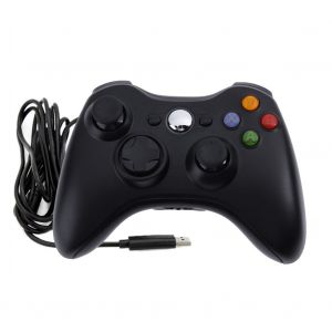 Manette De Jeu Dual Vibration Gamepad Joystick Pour Microsoft Xbox 360 Xbox 360 Slim Ou Pc Windows - Usb Filaire - Neuf