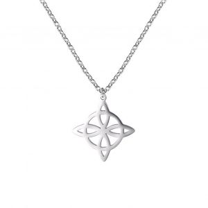 Collier Pendentif Exquis Et Elegant En Argent Pour Femme, Ideal Pour Un Usage Quotidien Ou Une Soiree. - Neuf