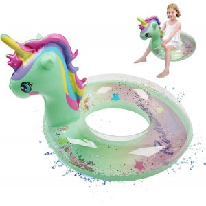 Cap-Anneau De Natation, Bouée En Pvc Épaissie, Bouée De Natation, Bouee Gonflable D'été, Adaptée À La Plage, À La Fête, Au Parc Aquatique, Bouee Piscine - Neuf
