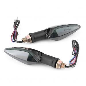 Paire De Moto V&eacute;lo Clignotant Led Lumi&egrave;res Indicateur De Direction Lampe Universelle - Neuf