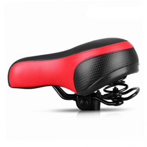 Selle De Velo Reflechissante Avec Suspension Confortable Pour Velo De Route Rouge - Neuf