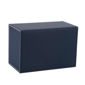 Boîte De Jeu De Cartes,Boîte De Cartes Premium Avec Plateau De Dés Flip,Bleu - Neuf