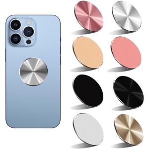 Yeomju Lot De 8 Plaques Métalliques Autocollantes Pour Téléphone Portable - Plaque Métallique Magnétique Pour Téléphone Portable - Pour Voiture Magnétique - Avec Autocollant Adhésif - Neuf
