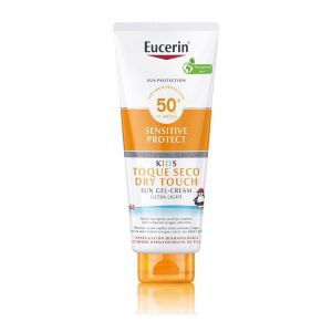 Gel-Cr&egrave;me Solaire Sensitive Protect Dry Touch Kids Spf50 + - Neuf